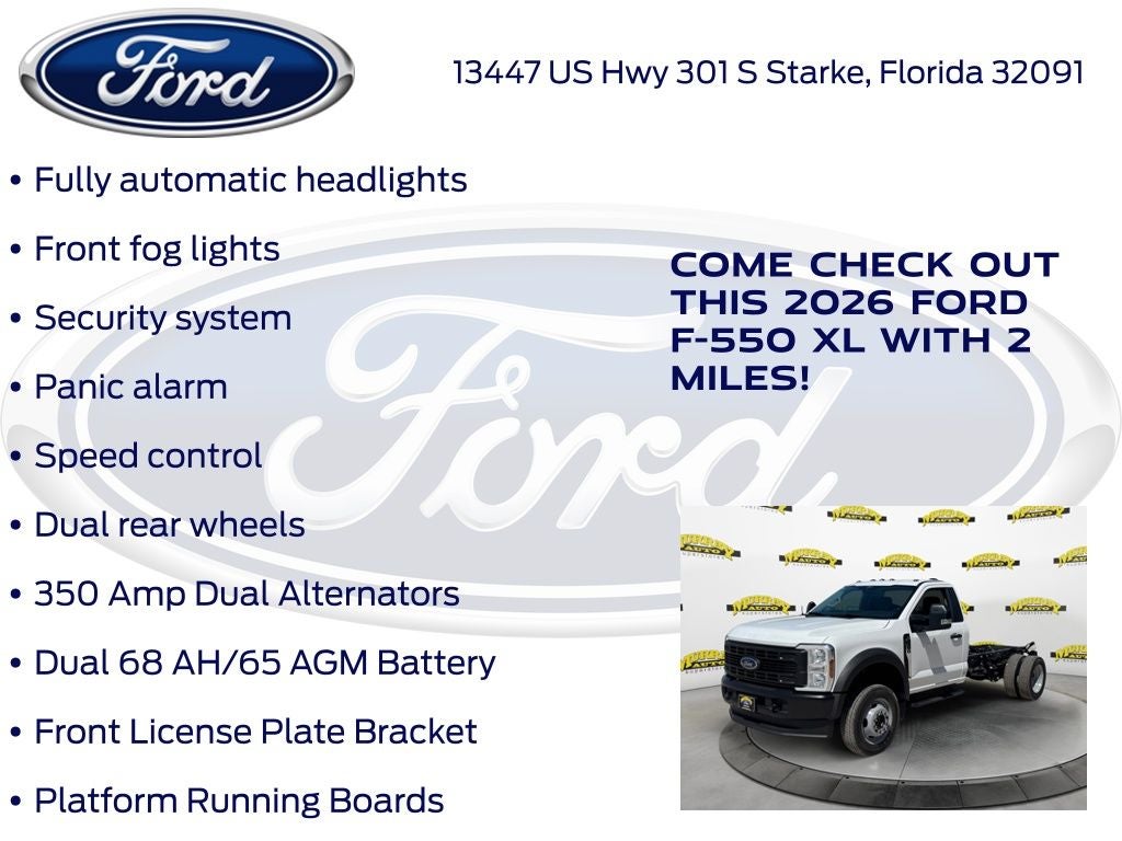 2026 Ford F-550SD XL DRW 660A