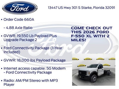 2026 Ford F-550SD DRW 660A
