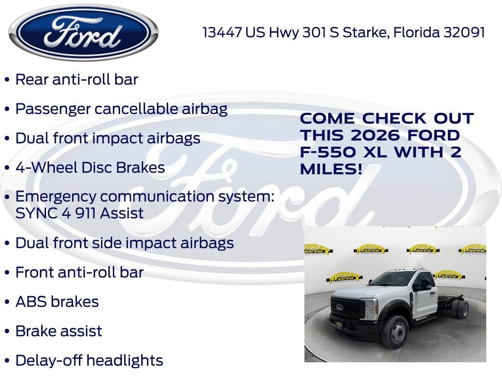 2026 Ford F-550SD DRW 660A