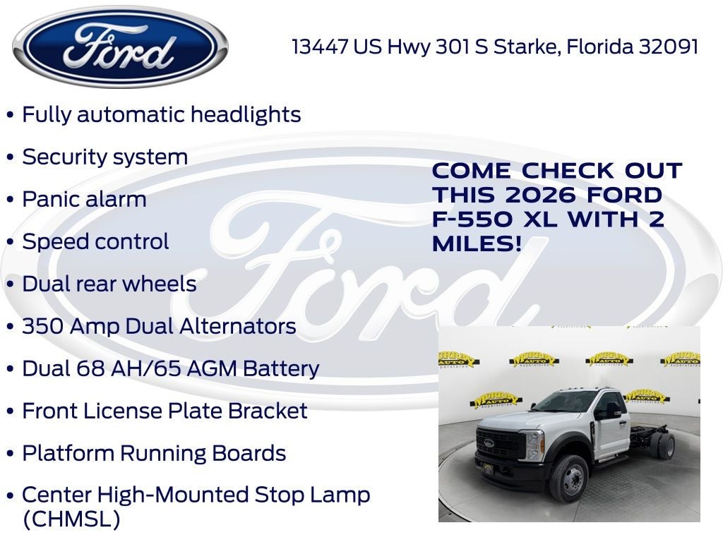2026 Ford F-550SD DRW 660A
