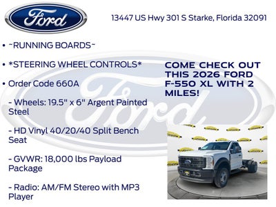 2026 Ford F-550SD XL DRW 660A