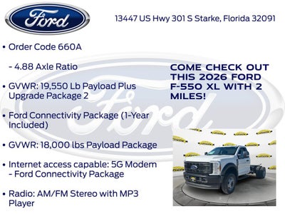 2026 Ford F-550SD XL DRW 660A