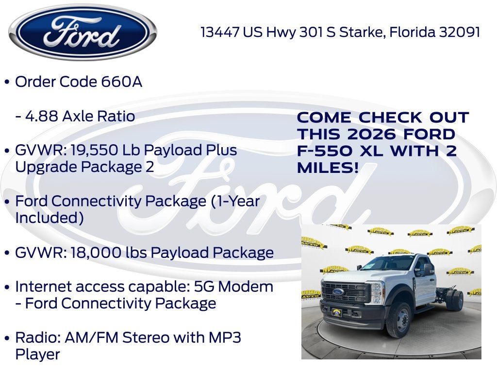 2026 Ford F-550SD XL DRW 660A