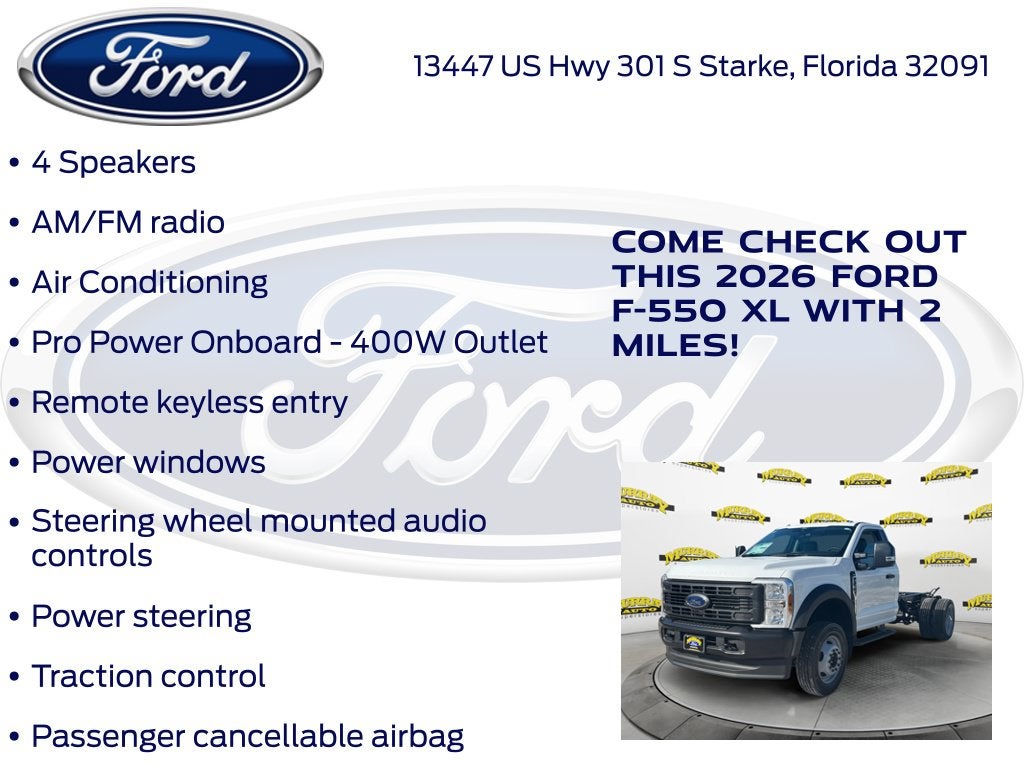 2026 Ford F-550SD XL DRW 660A