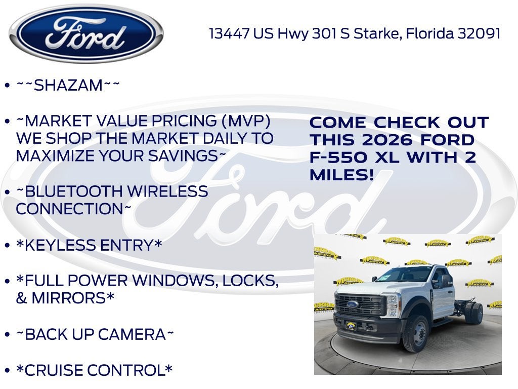 2026 Ford F-550SD XL DRW 660A