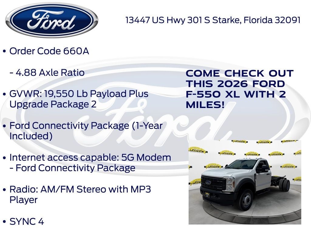 2026 Ford F-550SD DRW 660A