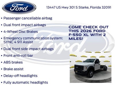 2026 Ford F-550SD DRW 660A