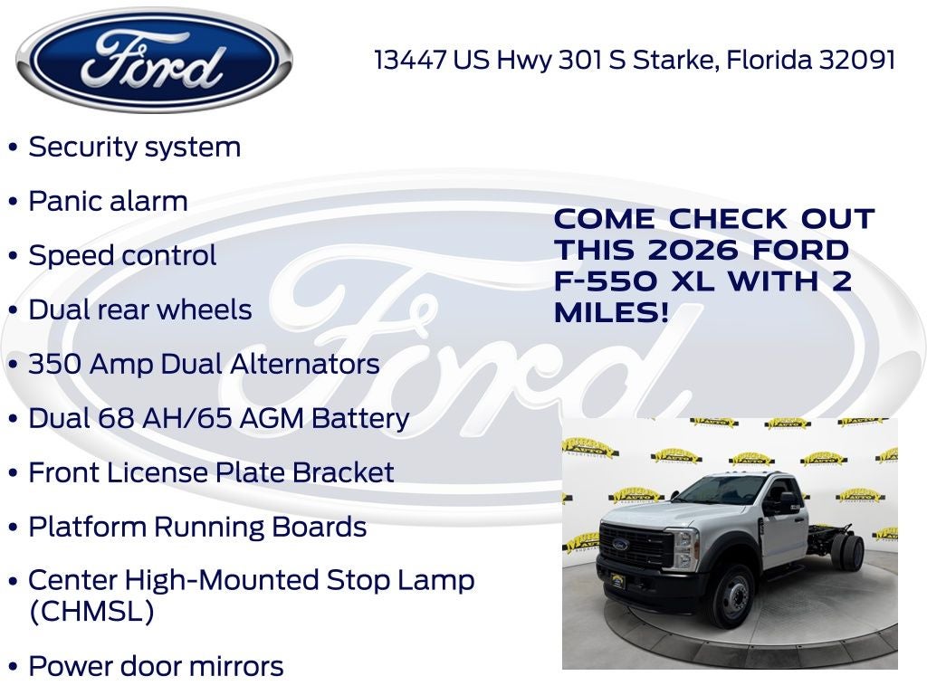 2026 Ford F-550SD DRW 660A