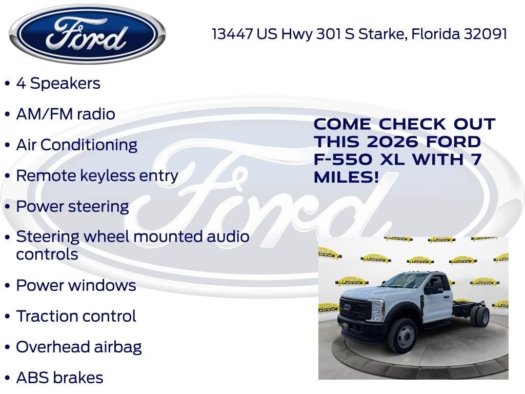 2026 Ford F-550SD XL DRW 660A