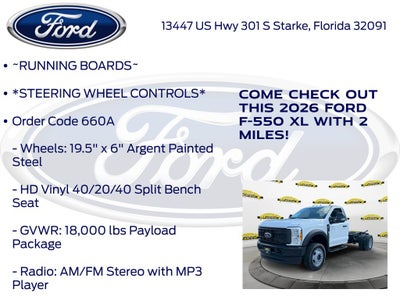 2026 Ford F-550SD XL DRW 660A