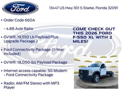 2026 Ford F-550SD XL DRW 660A