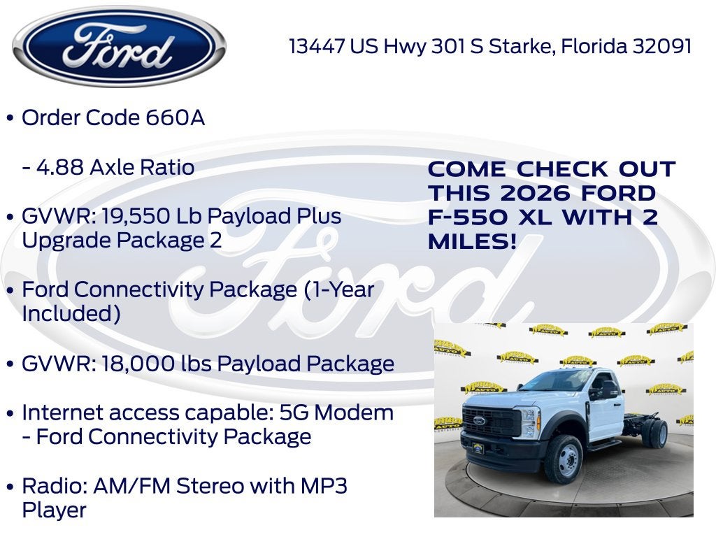 2026 Ford F-550SD XL DRW 660A