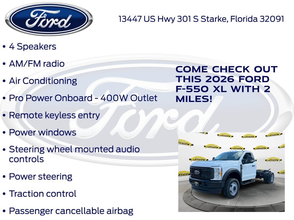 2026 Ford F-550SD XL DRW 660A