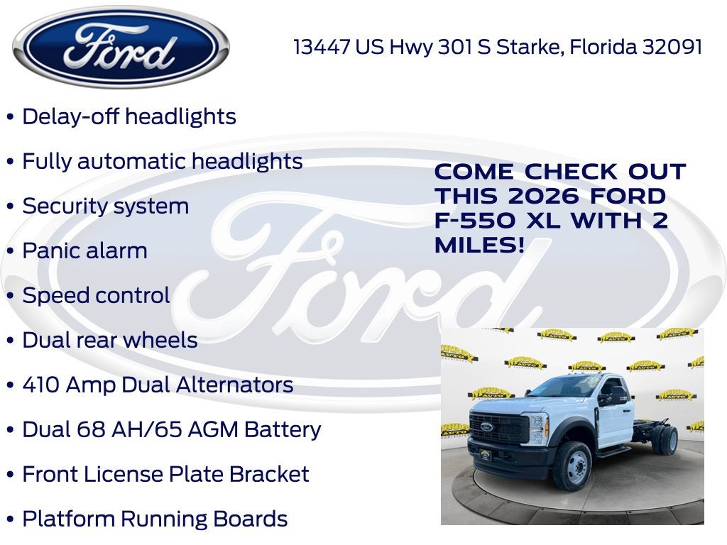 2026 Ford F-550SD XL DRW 660A