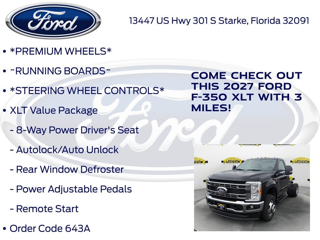 2027 Ford F-350SD XLT DRW 643A