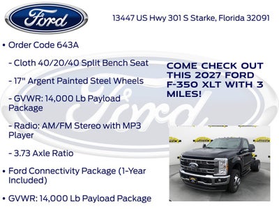 2027 Ford F-350SD XLT DRW 643A