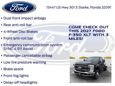 2027 Ford F-350SD XLT DRW 643A