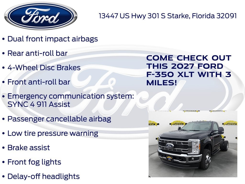 2027 Ford F-350SD XLT DRW 643A