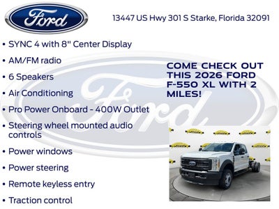 2026 Ford F-550SD XL DRW 660A