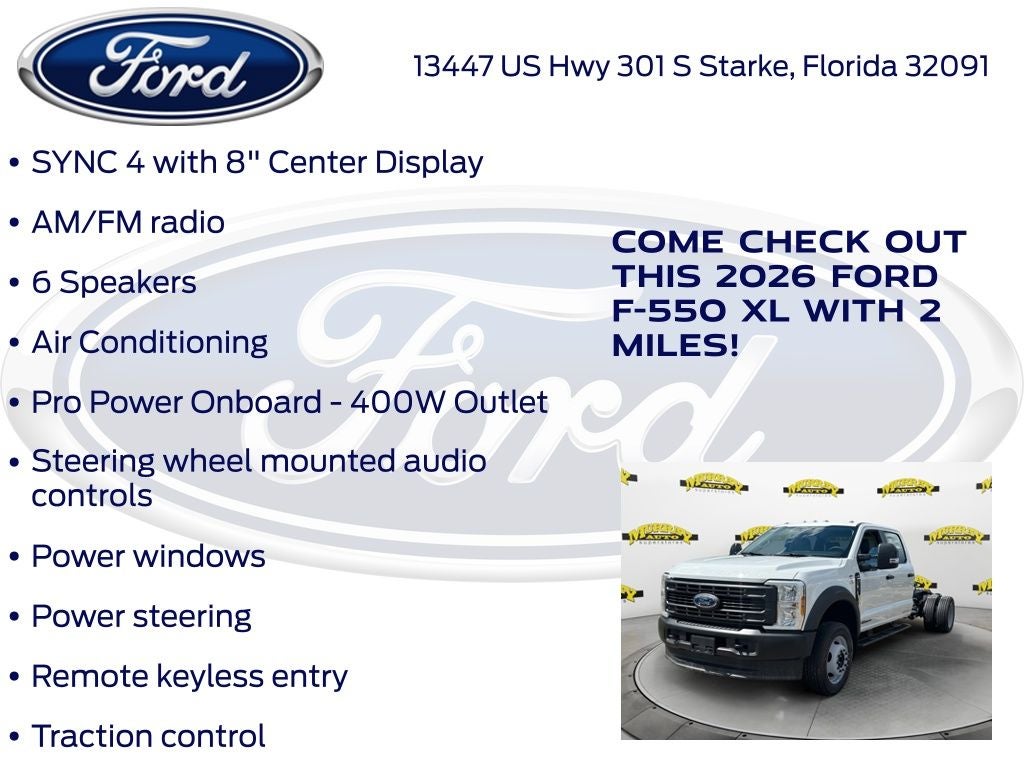 2026 Ford F-550SD XL DRW 660A