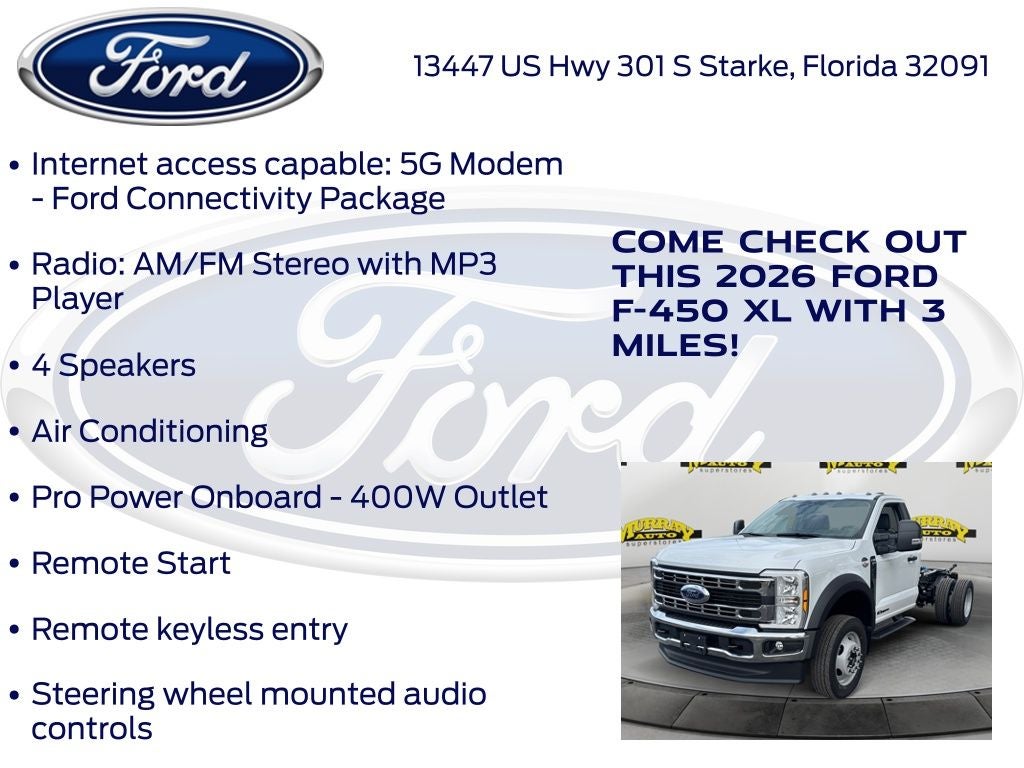 2026 Ford F-450SD XL DRW 650A