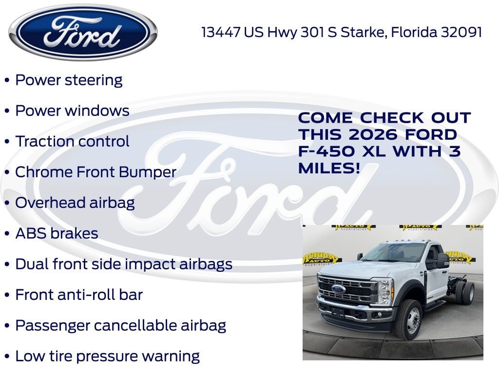2026 Ford F-450SD XL DRW 650A