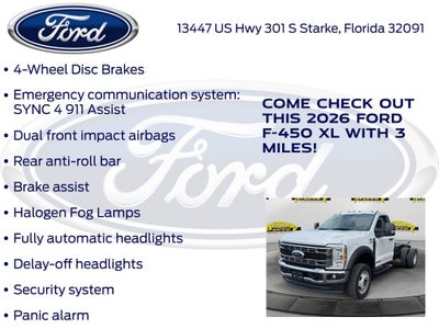 2026 Ford F-450SD XL DRW 650A