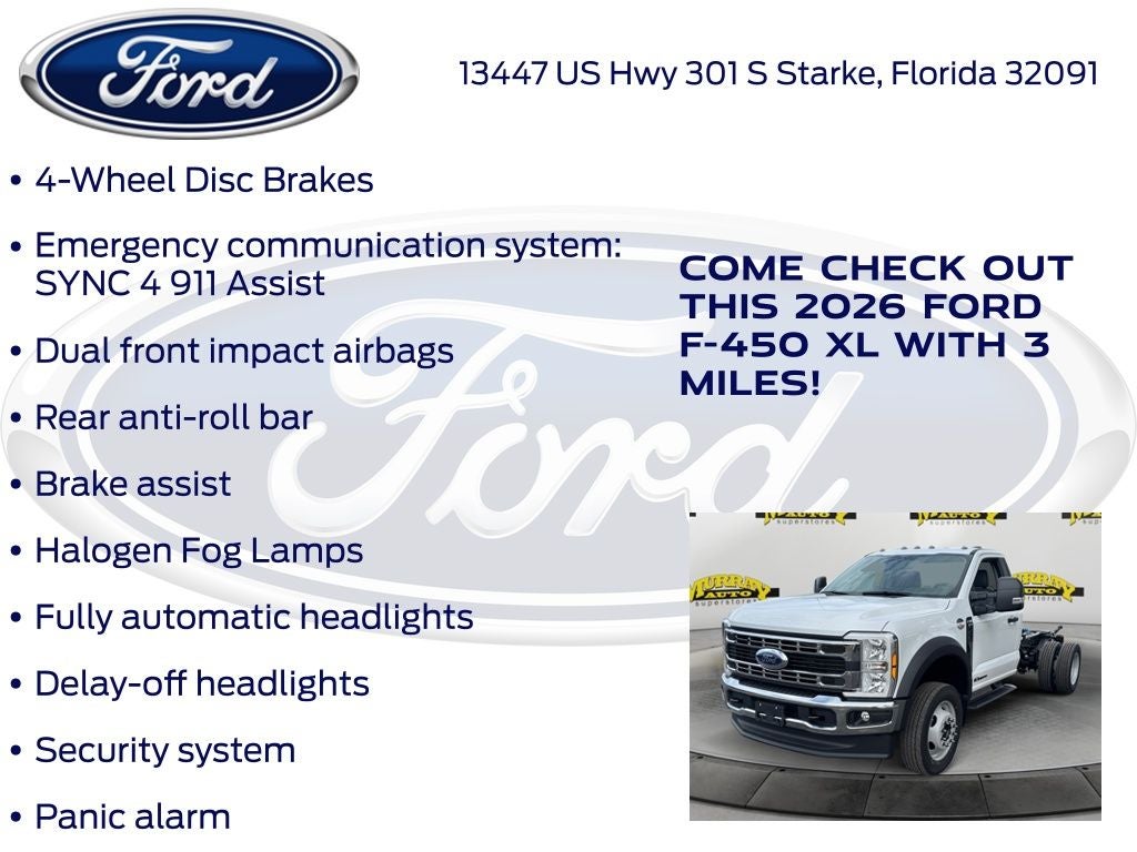2026 Ford F-450SD XL DRW 650A