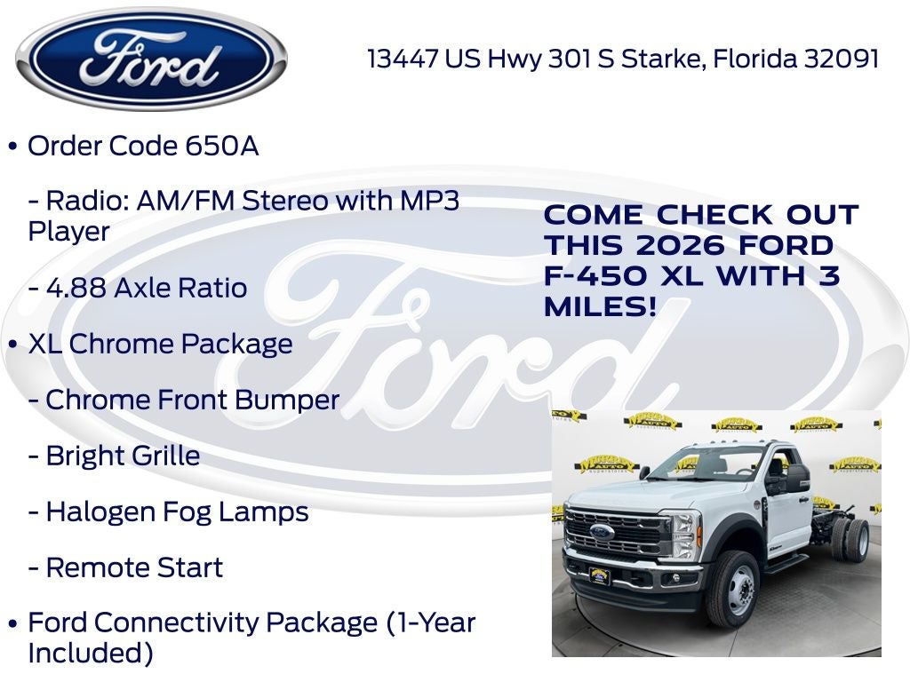 2026 Ford F-450SD XL DRW 650A