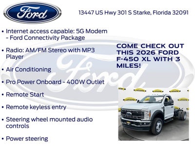 2026 Ford F-450SD XL DRW 650A
