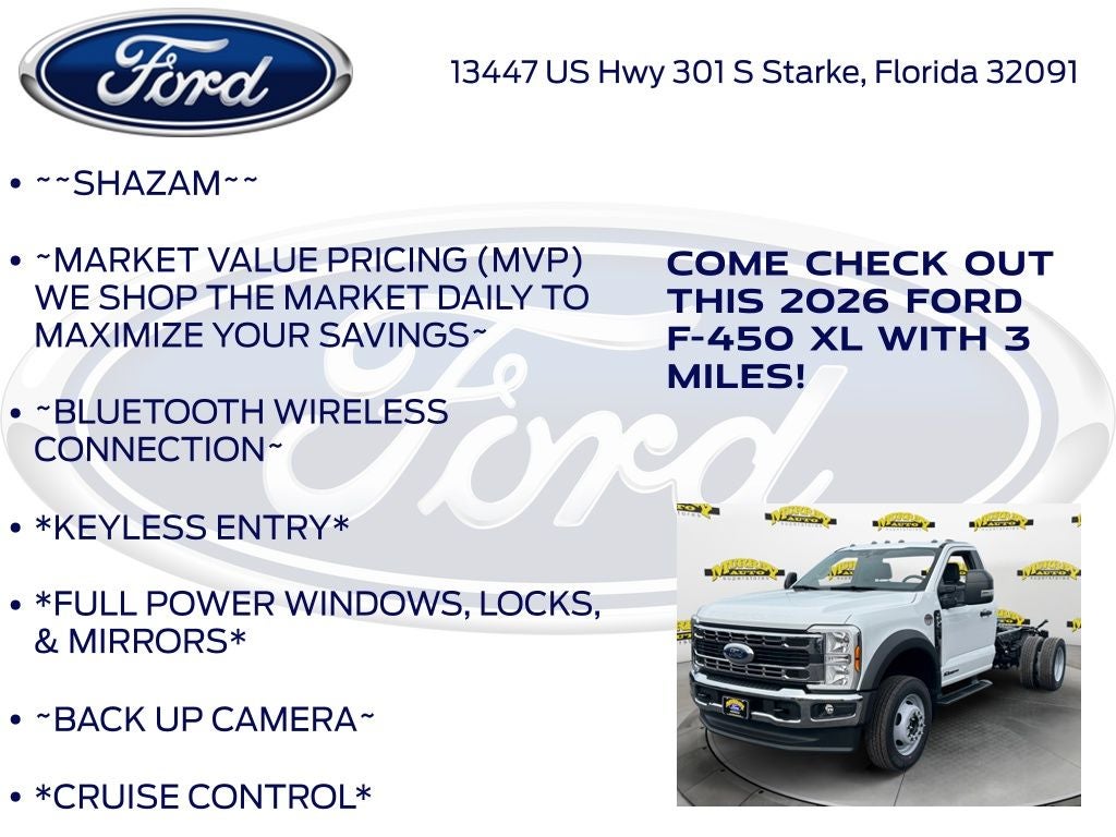 2026 Ford F-450SD XL DRW 650A