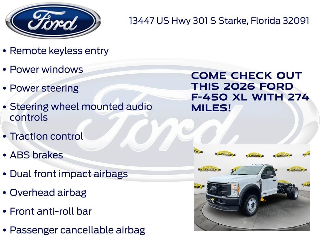 2026 Ford F-450SD XL DRW 650A