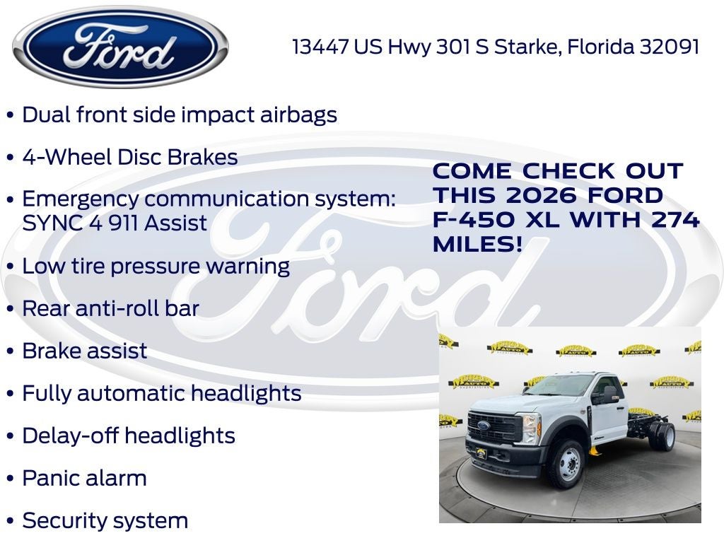 2026 Ford F-450SD XL DRW 650A