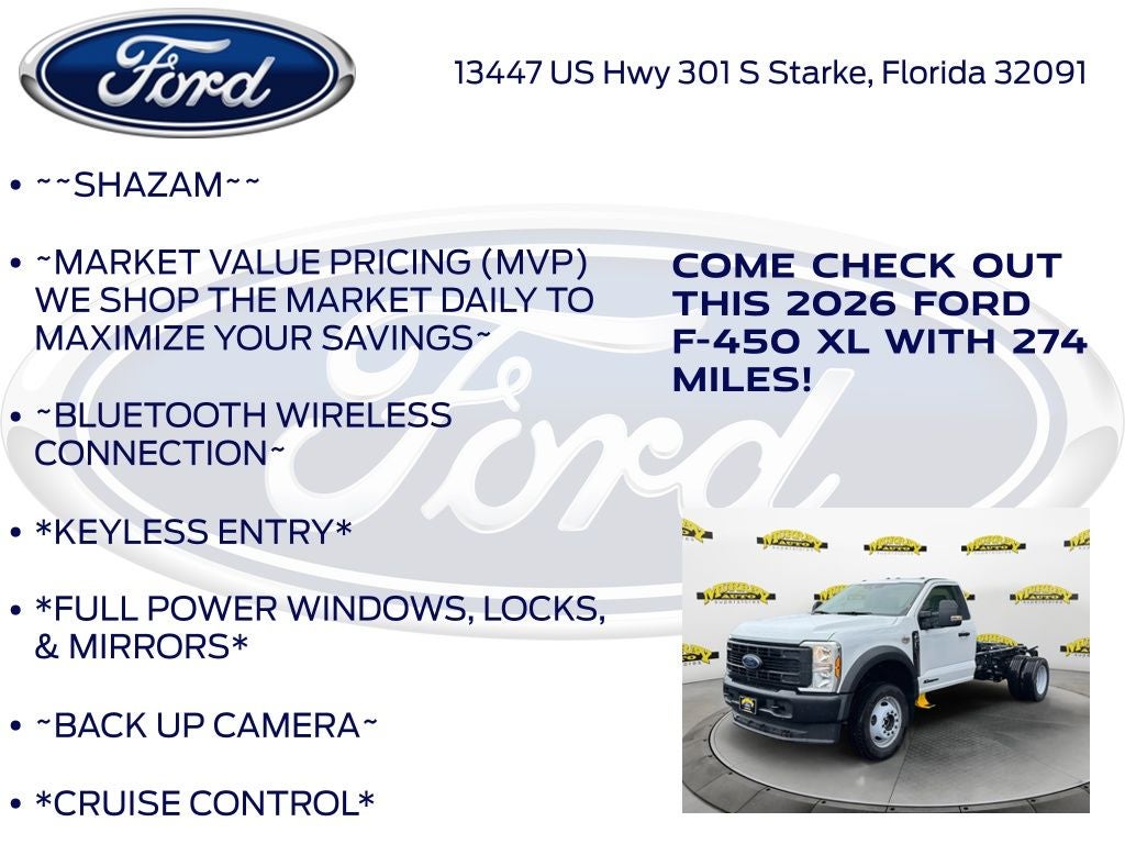 2026 Ford F-450SD XL DRW 650A