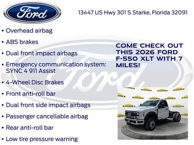 2026 Ford F-550SD XLT DRW 663A