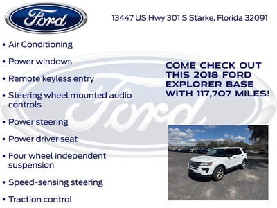 2018 Ford Explorer Base