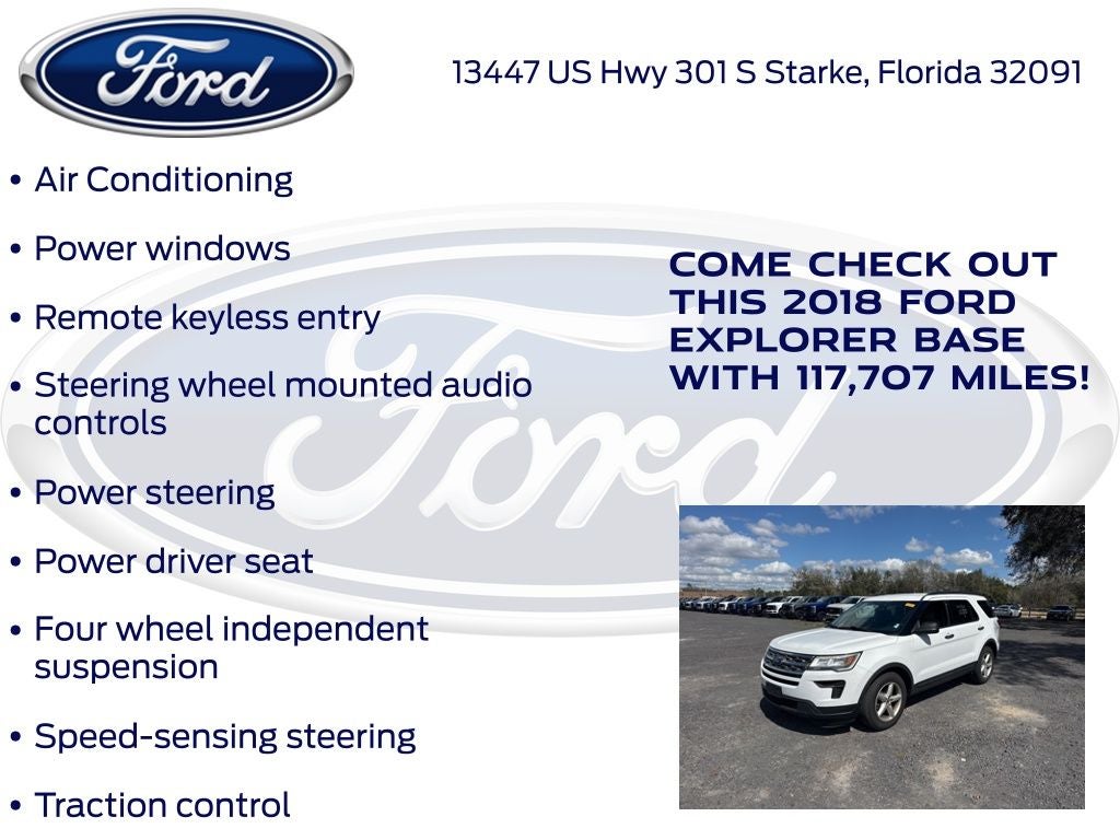 2018 Ford Explorer Base