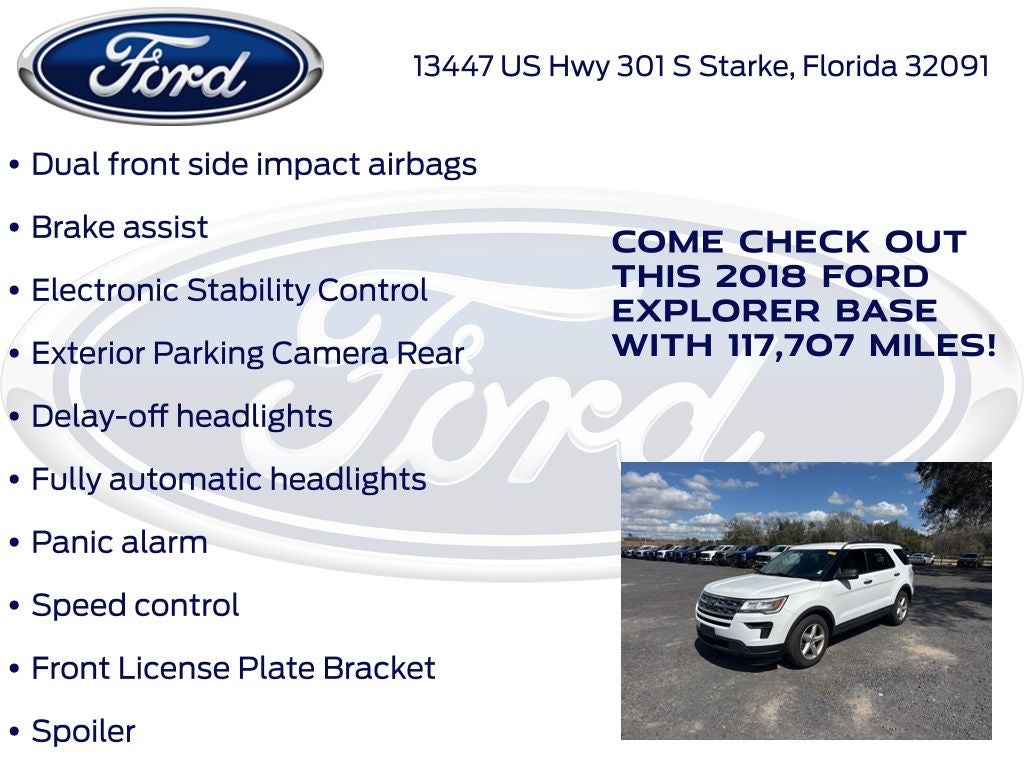 2018 Ford Explorer Base