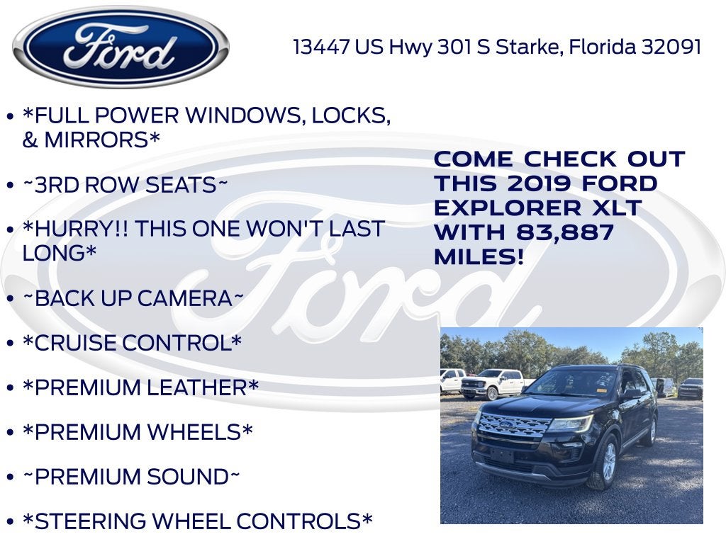 2019 Ford Explorer XLT