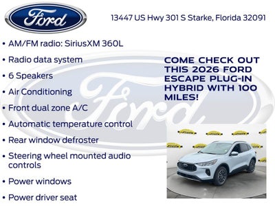 2026 Ford Escape Plug-In Hybrid Base 700A