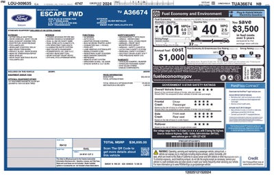 2026 Ford Escape Plug-In Hybrid Base 700A