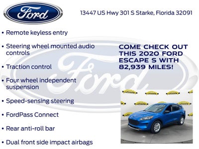 2020 Ford Escape S