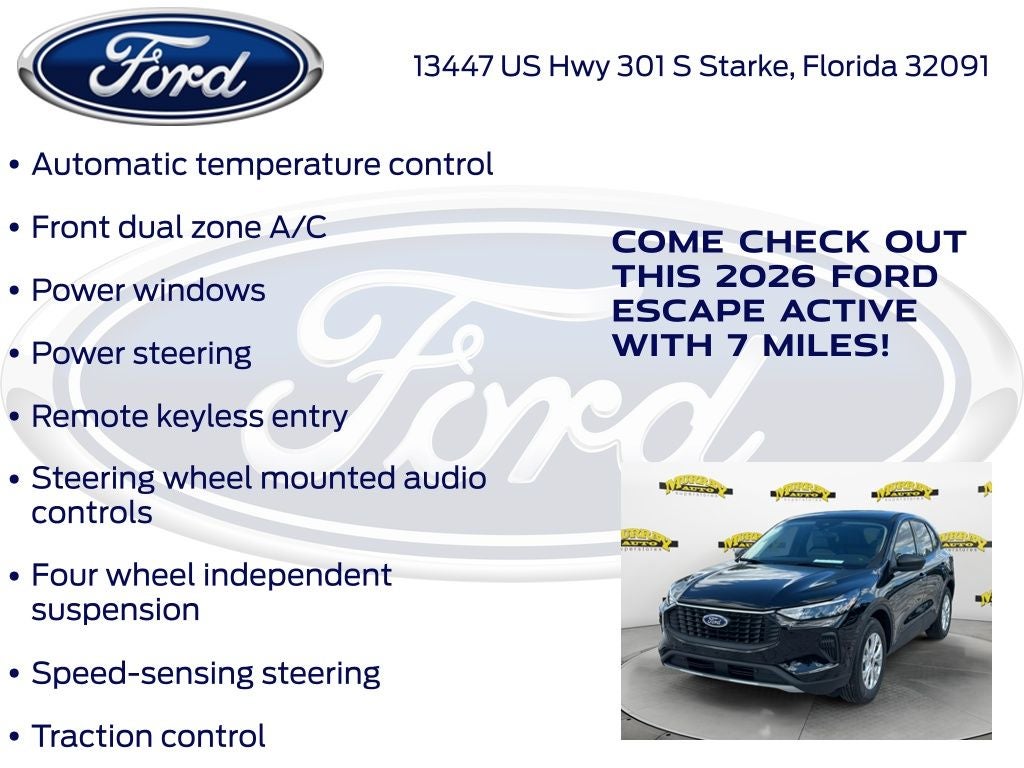 2026 Ford Escape Active 200A