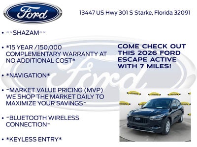 2026 Ford Escape Active 200A
