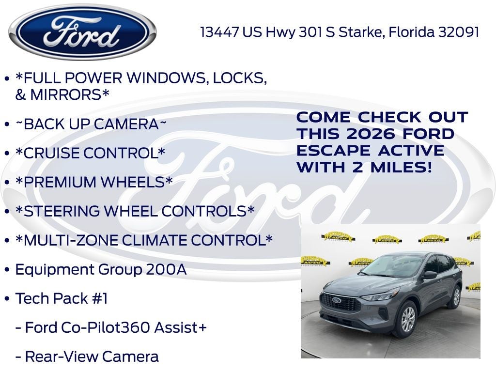 2026 Ford Escape Active 200A
