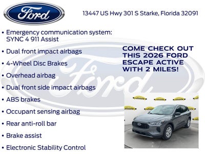 2026 Ford Escape Active 200A