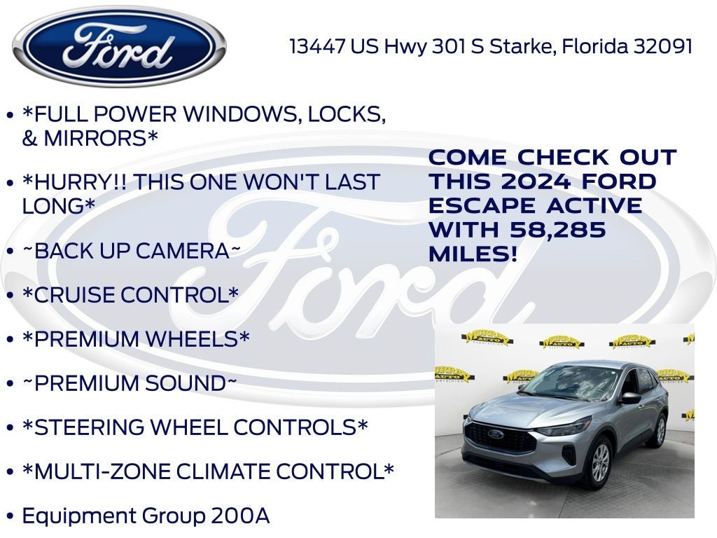 2024 Ford Escape Active