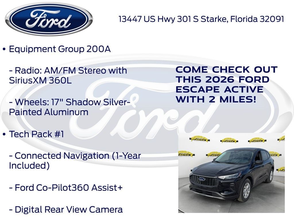 2026 Ford Escape Active 200A