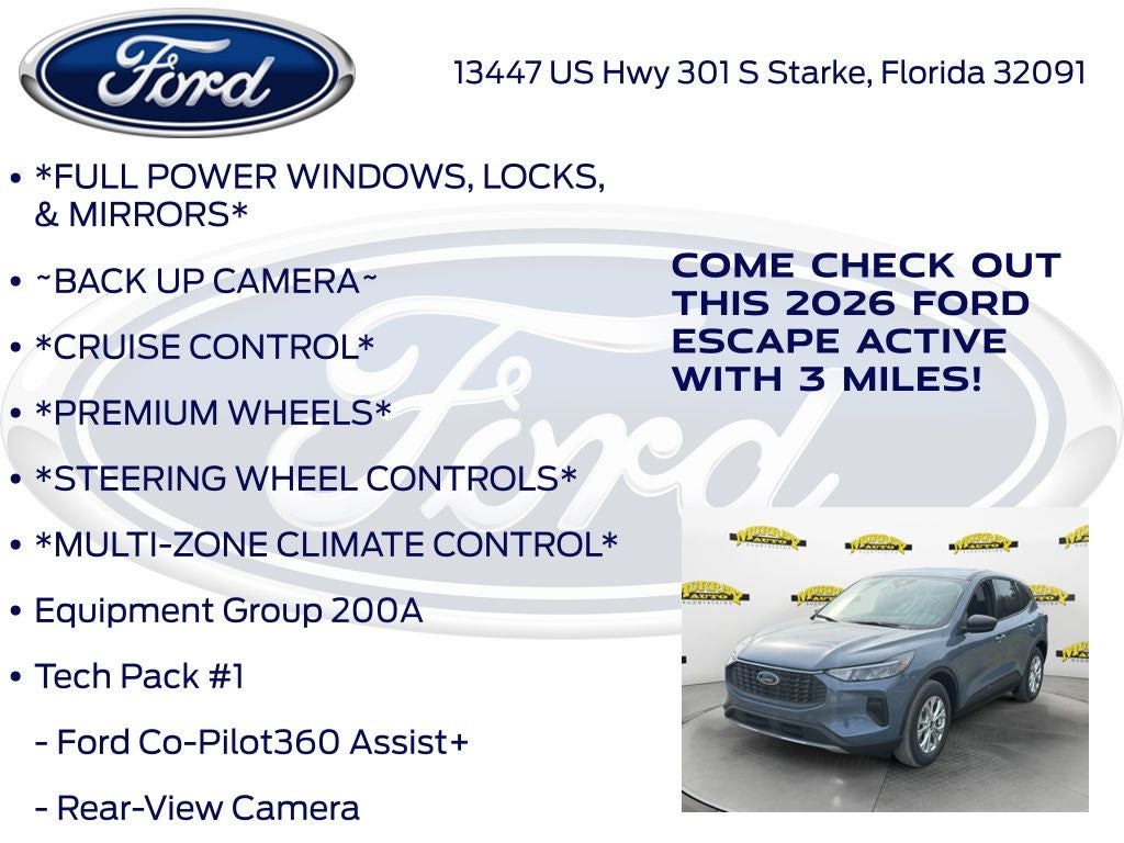 2026 Ford Escape Active 200A