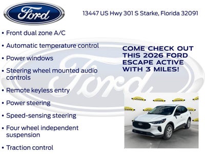 2026 Ford Escape Active 200A